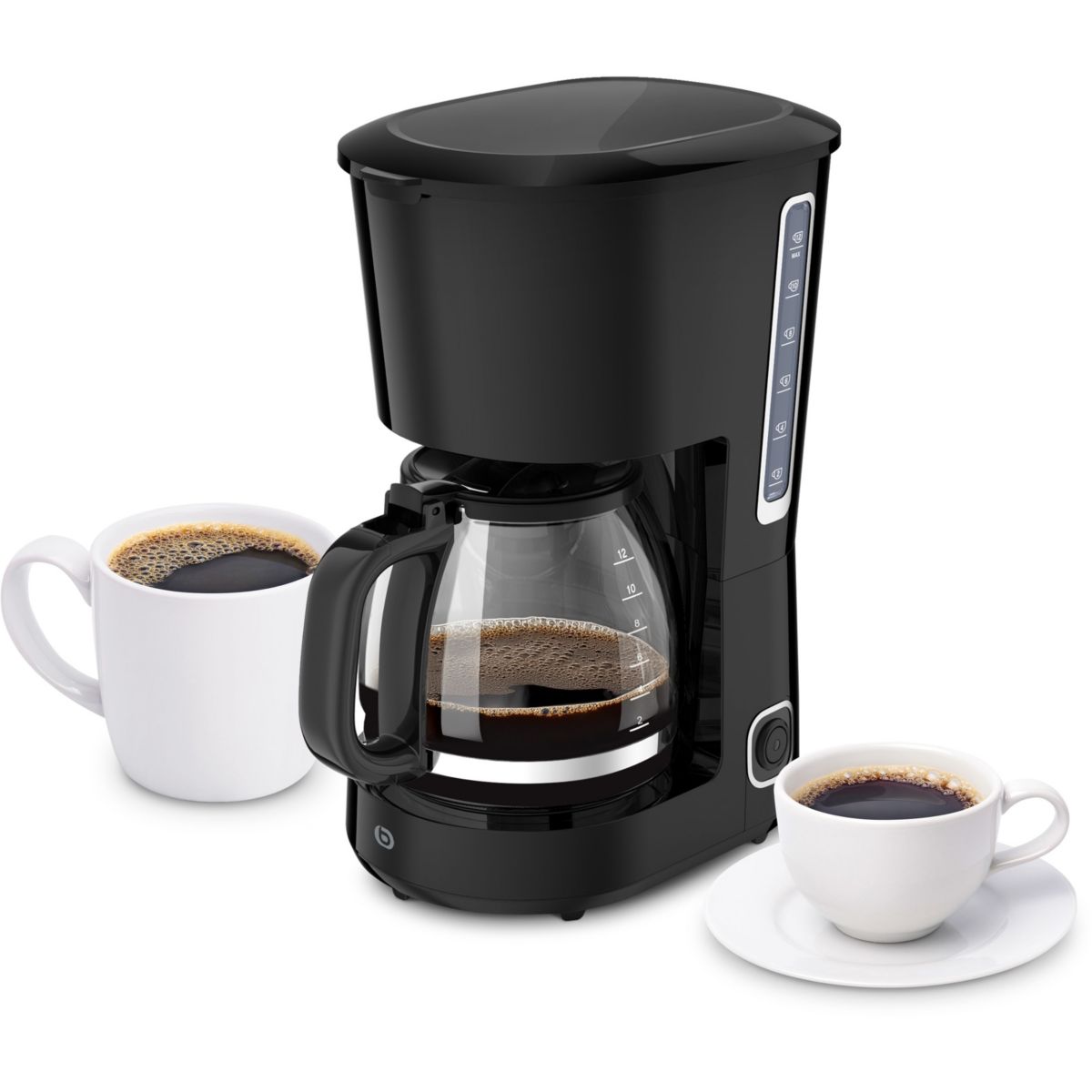 Cafetière filtre Filtre ECFV2 12 tasses couleur unique, ESSENTIEL B
