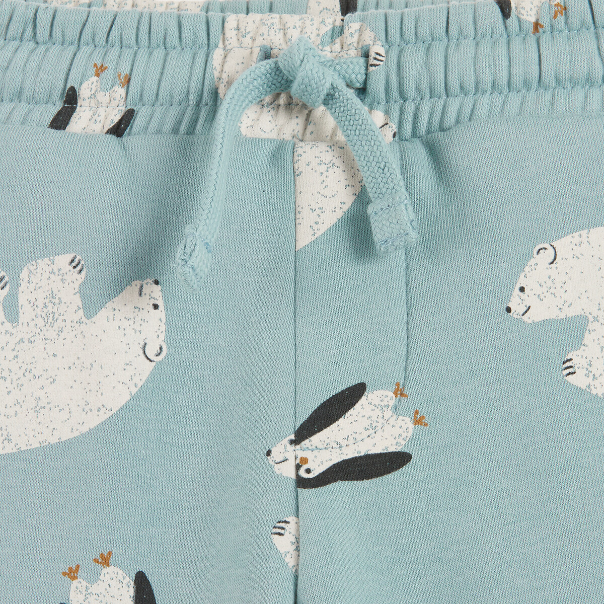 Confezione da 2 pantaloni da jogging in felpa blu + marrone, LA REDOUTE COLLECTIONS