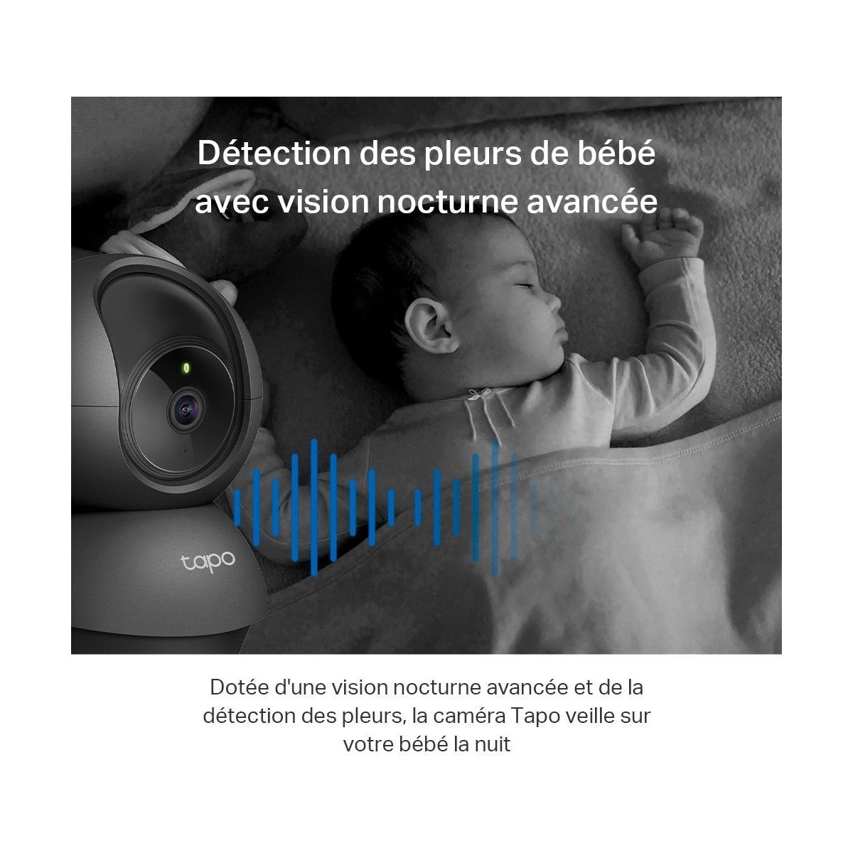 Caméra de surveillance Tapo C211 2K couleur unique, TP-LINK
