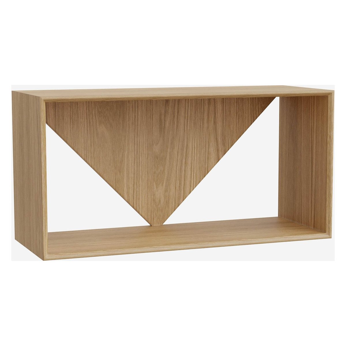 Etagère bois UVY naturel clair, HABITAT