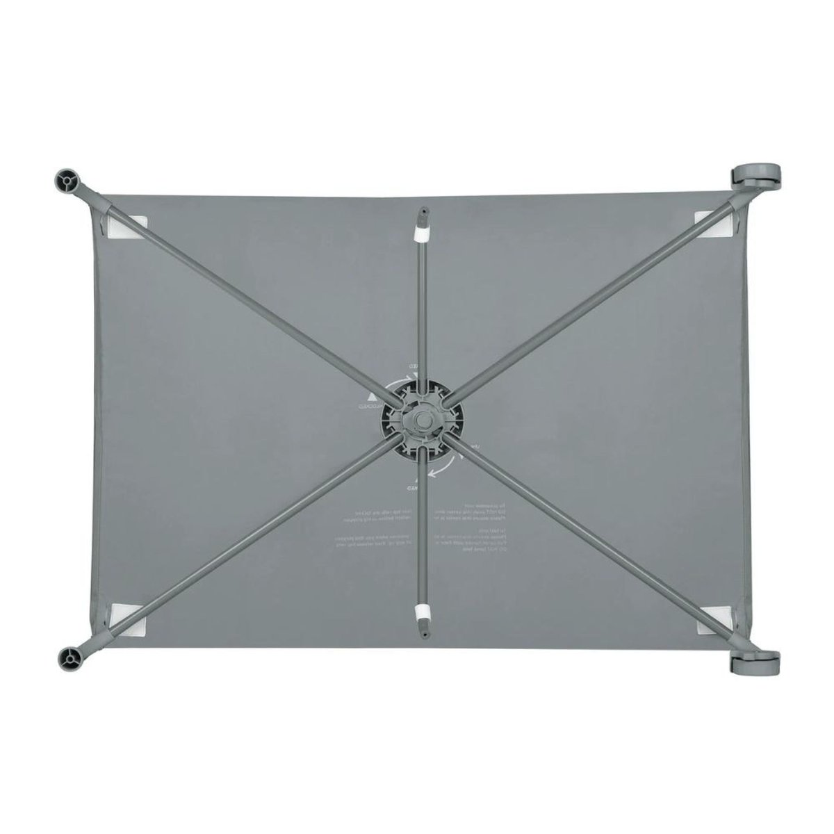 Lit parapluie bébé Amelie compact avec matelas Grey Concrete gris grey concrete, LIONELO