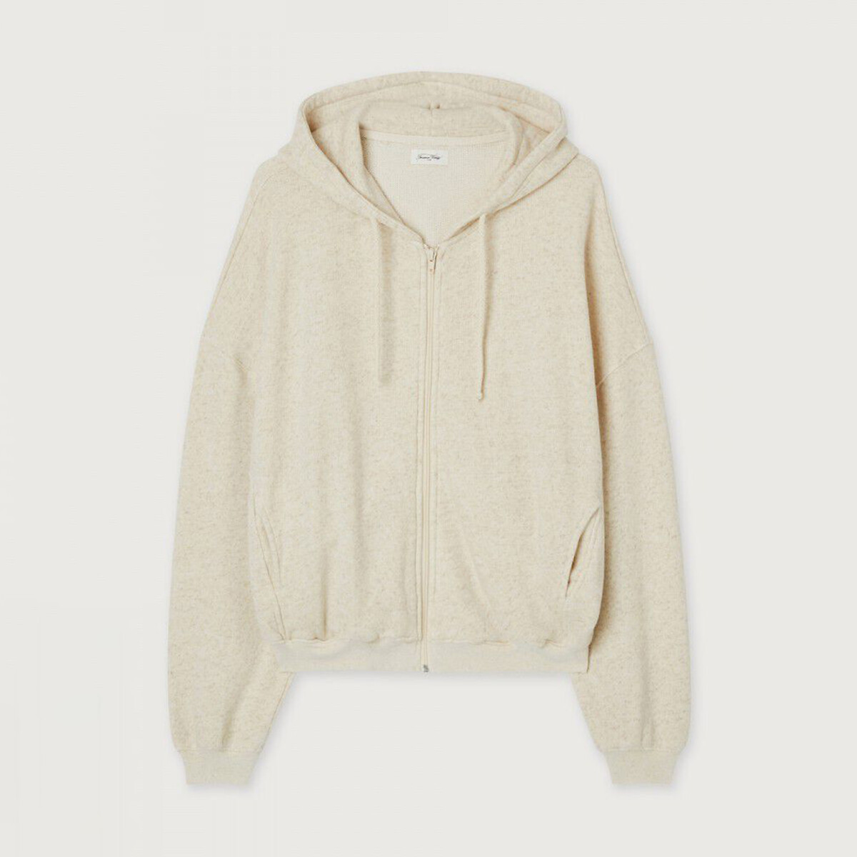 Itonay Zip-Up Hoodie ecru , AMERICAN VINTAGE