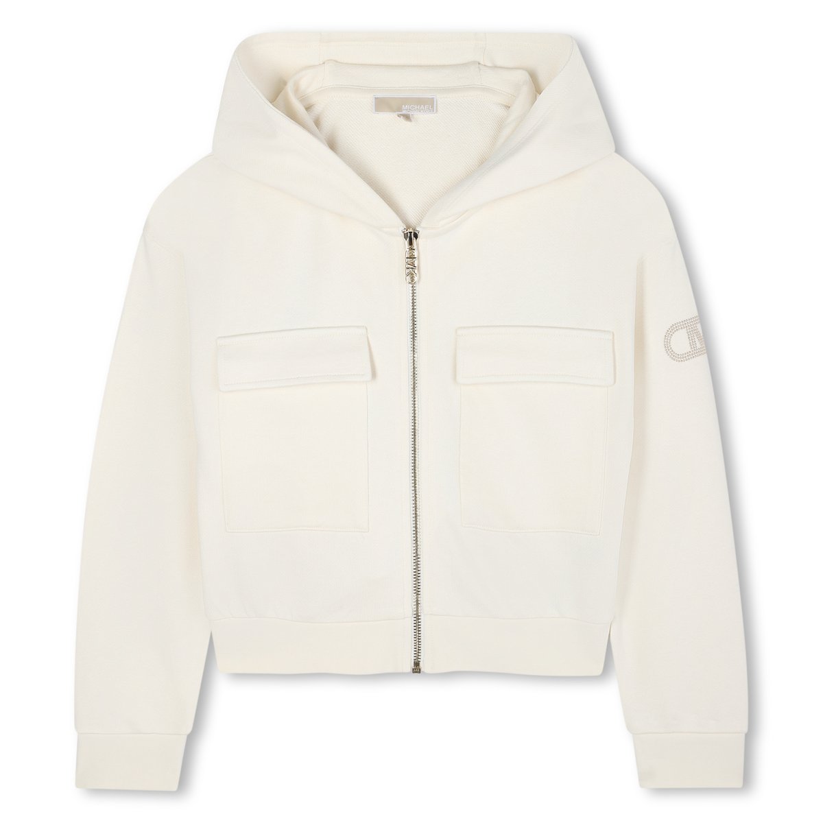 Cardigan à capuche riz, MICHAEL KORS