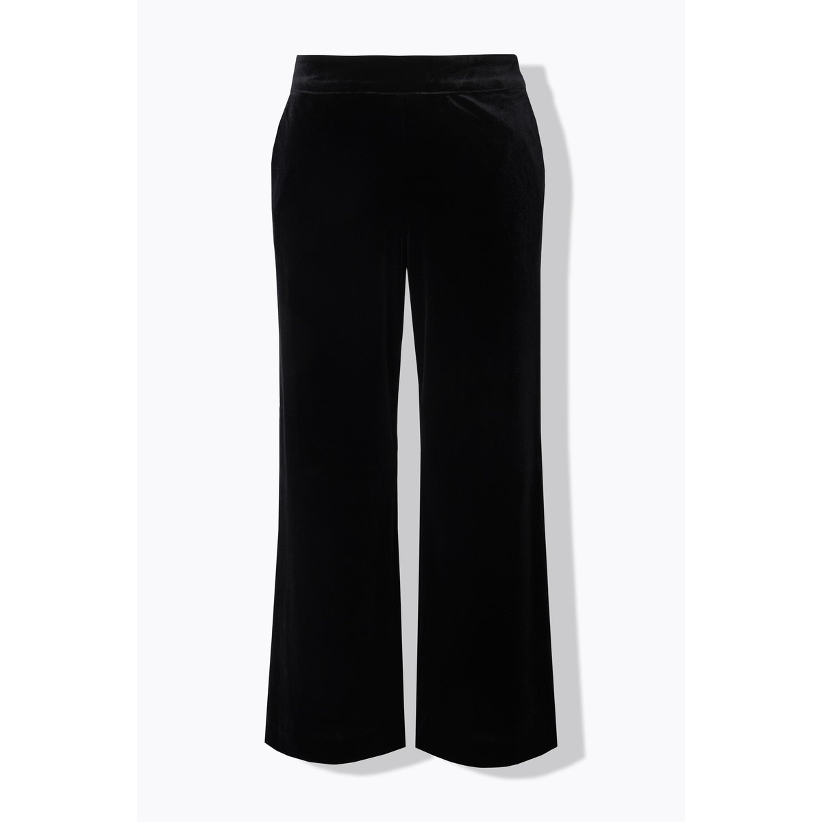 Pantalon de tailleur en velours classique noir, ULLA POPKEN