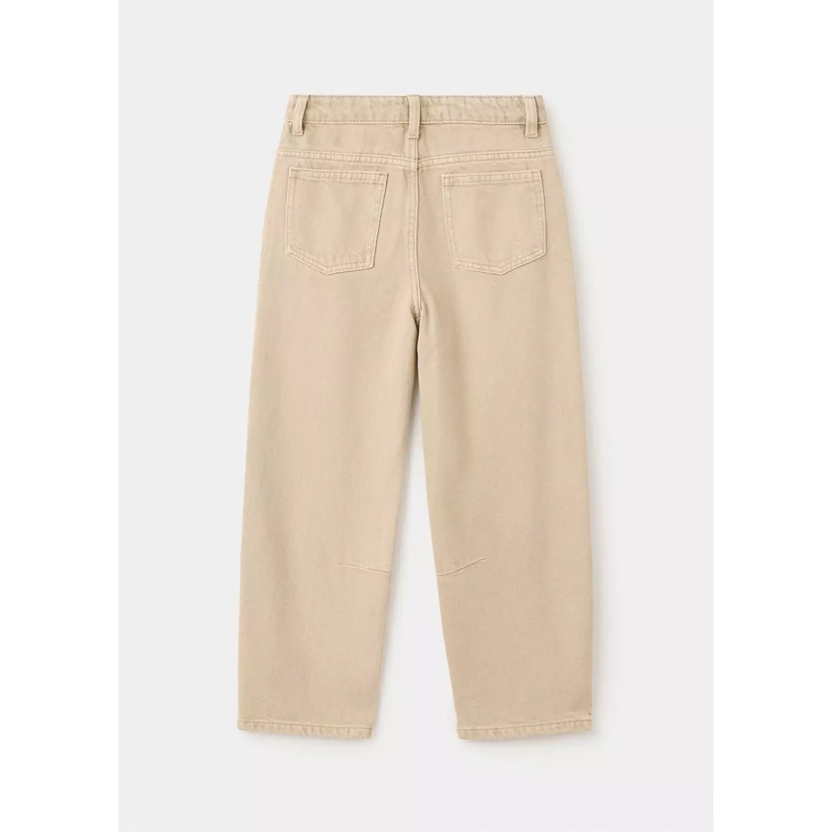 Jean balloon taille haute sable, MANGO KIDS