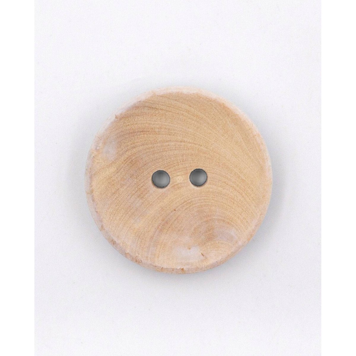 Lot De 5 Boutons Bois Blanchi blanc, PHILDAR