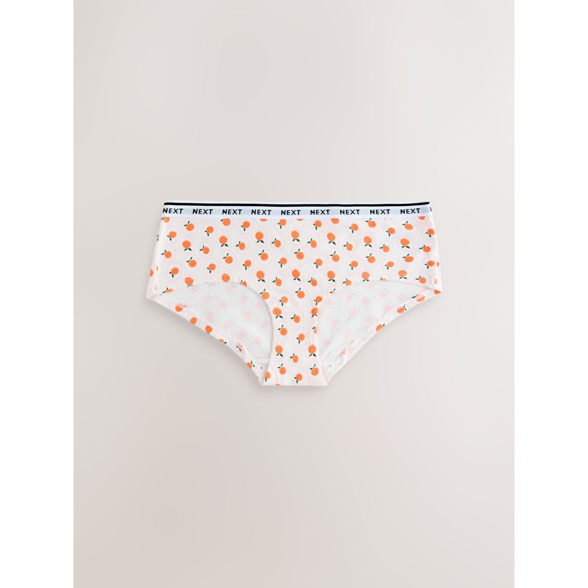 Culotte en coton à logo, lot de 10 orange/blanc, NEXT