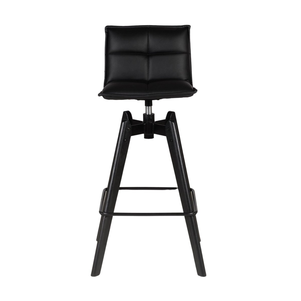 Chaise snack pieds chêne noir, ZAGO