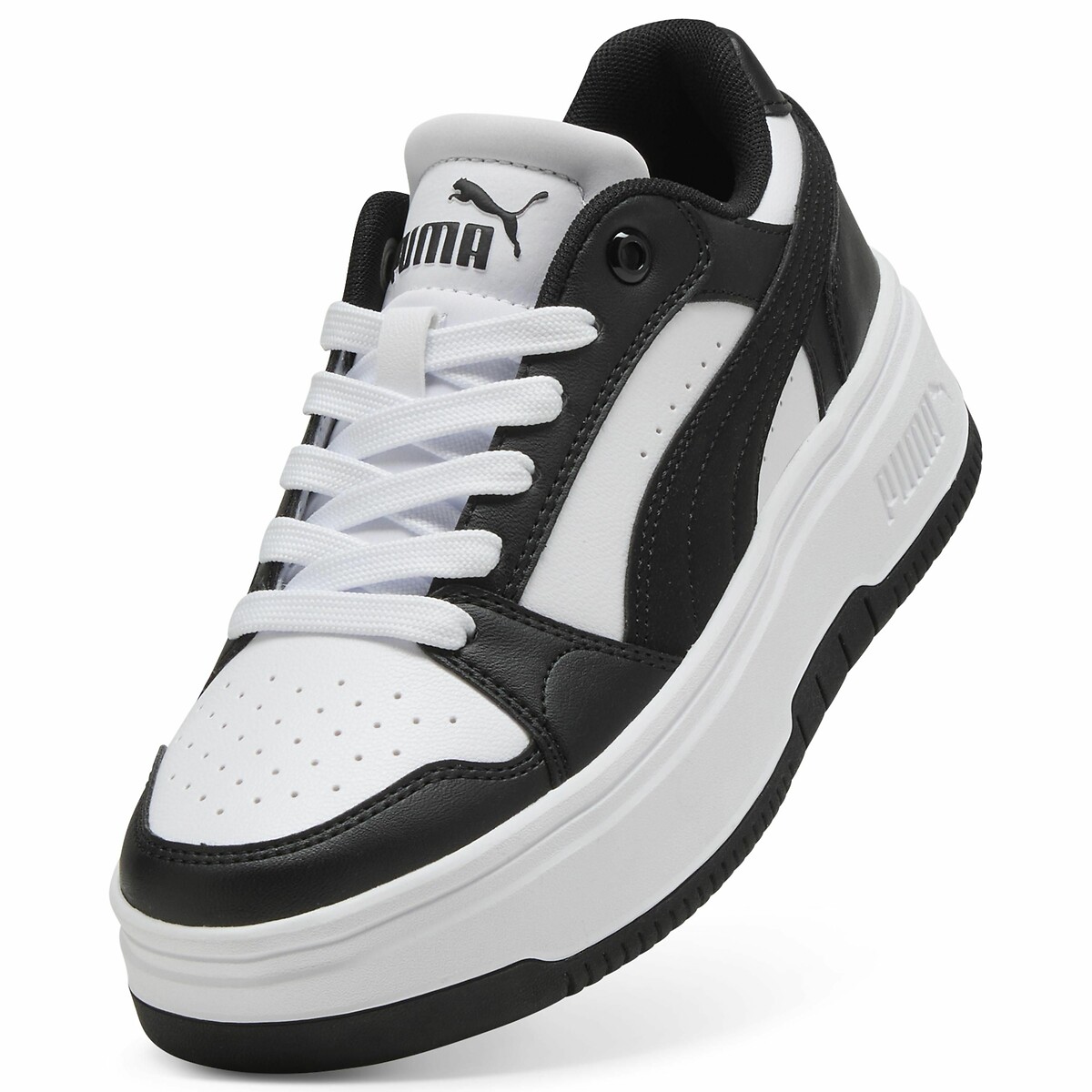 Baskets Rebound blanc/noir, PUMA
