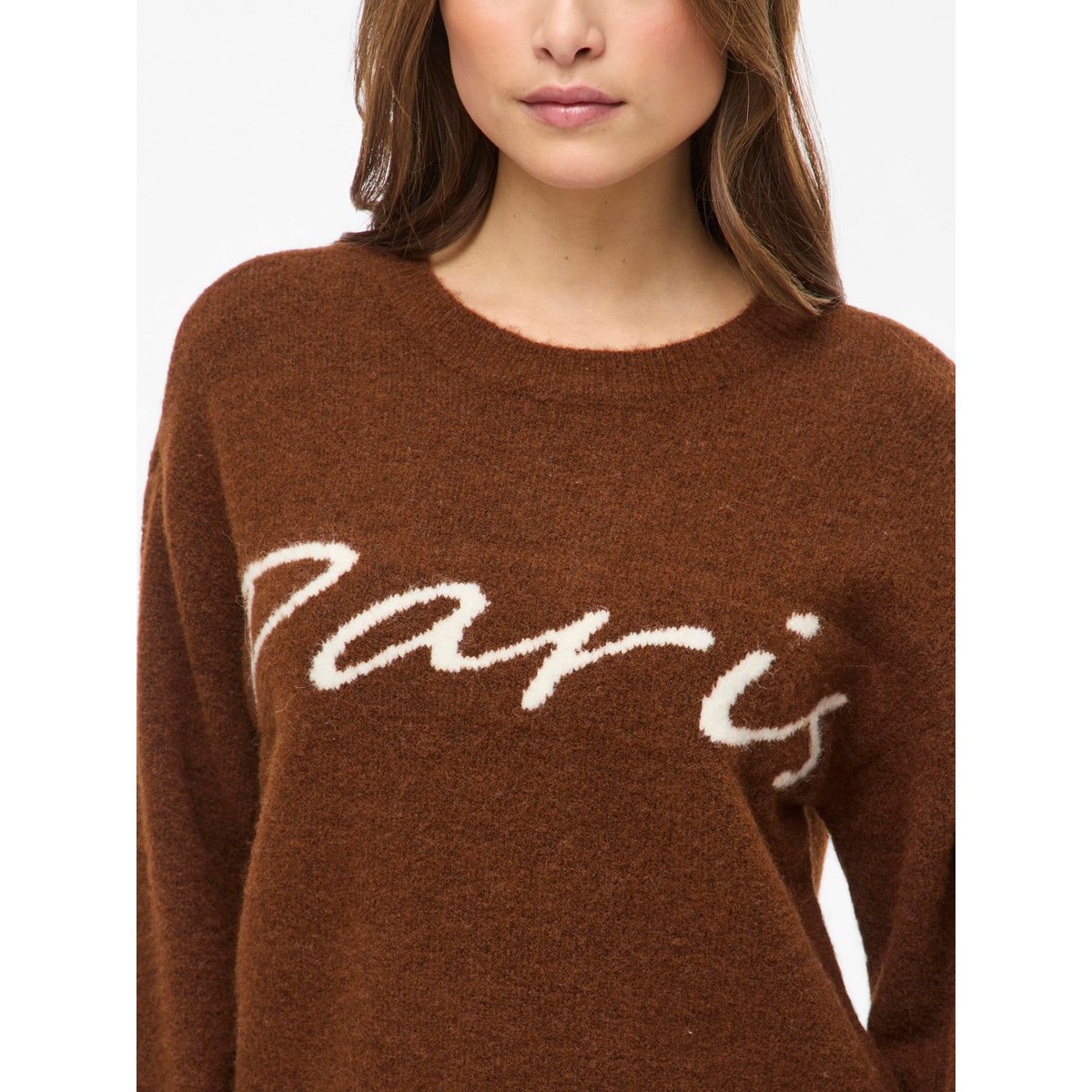 Pull En Maille chocolate brown, VILA