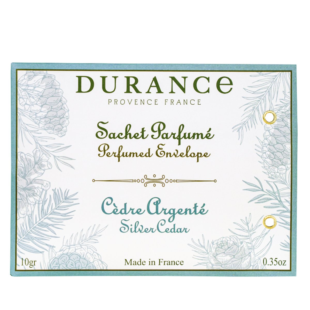 Sachet parfumé CÈDRE couleur unique, DURANCE