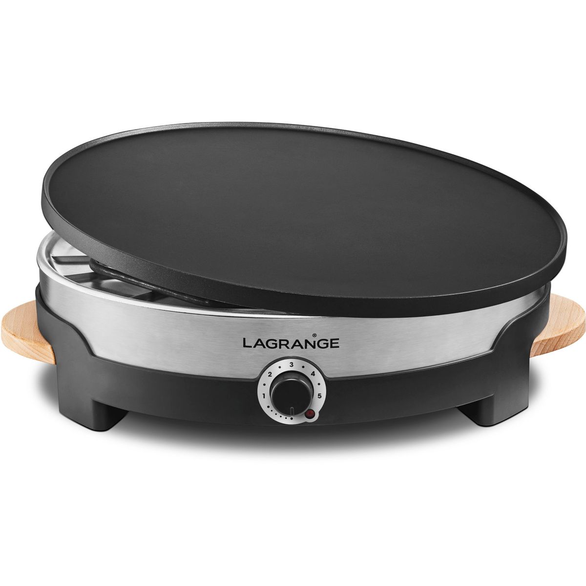 Crêpière Tradi duo Grande et mini crêpes 10901 gris, LAGRANGE