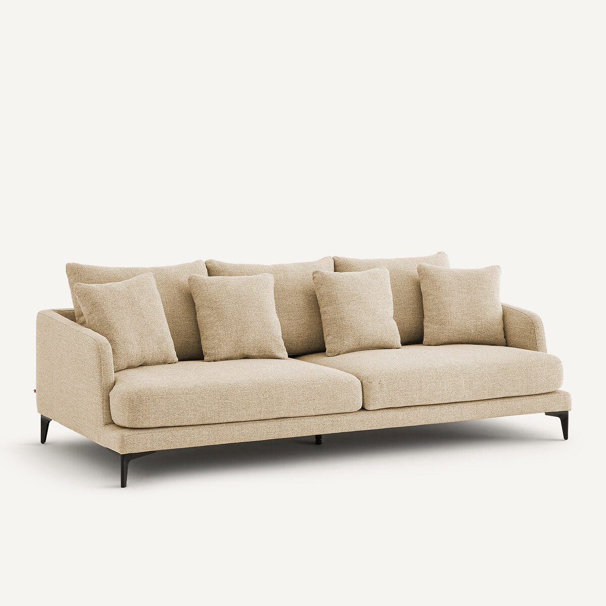 3- oder 4-Sitzer-Sofa aus strukturiertem Mischgewebe, MODERNISTE, Design Emmanuel Gallina masala, AM.PM X EMMANUEL GALLINA