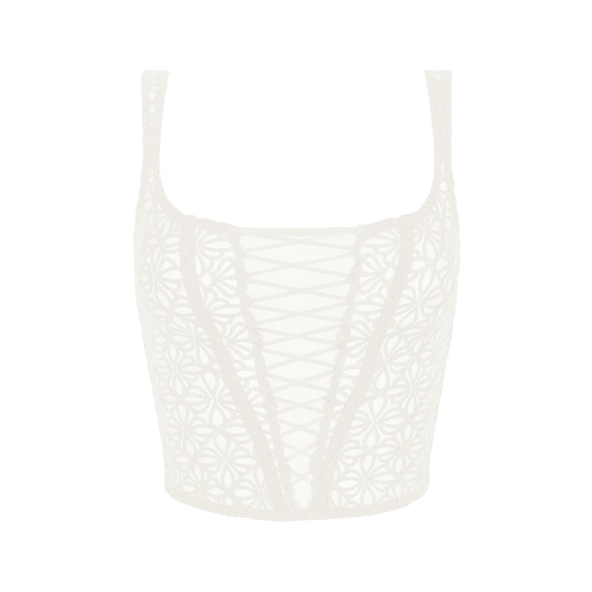 Bustier Secret Memories blanc, AUBADE