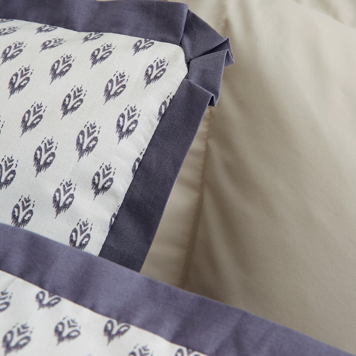 Amelie 200 Thread Count Cotton Reversible Duvet Cover And Pillowcase Set blue, BIANCA FINE LINENS