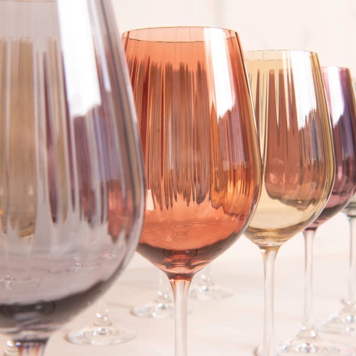 Verre à pied   Santa 35 cl (lot de 6) - SANTA multicolore, TABLE PASSION