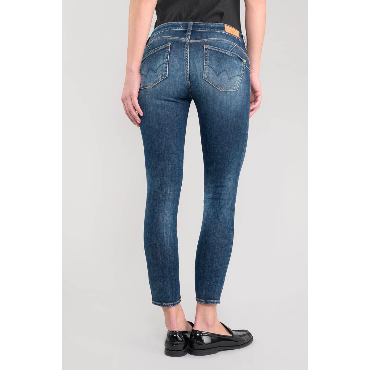 Jeans push-up slim PULP, 7/8ème blue, LE TEMPS DES CERISES