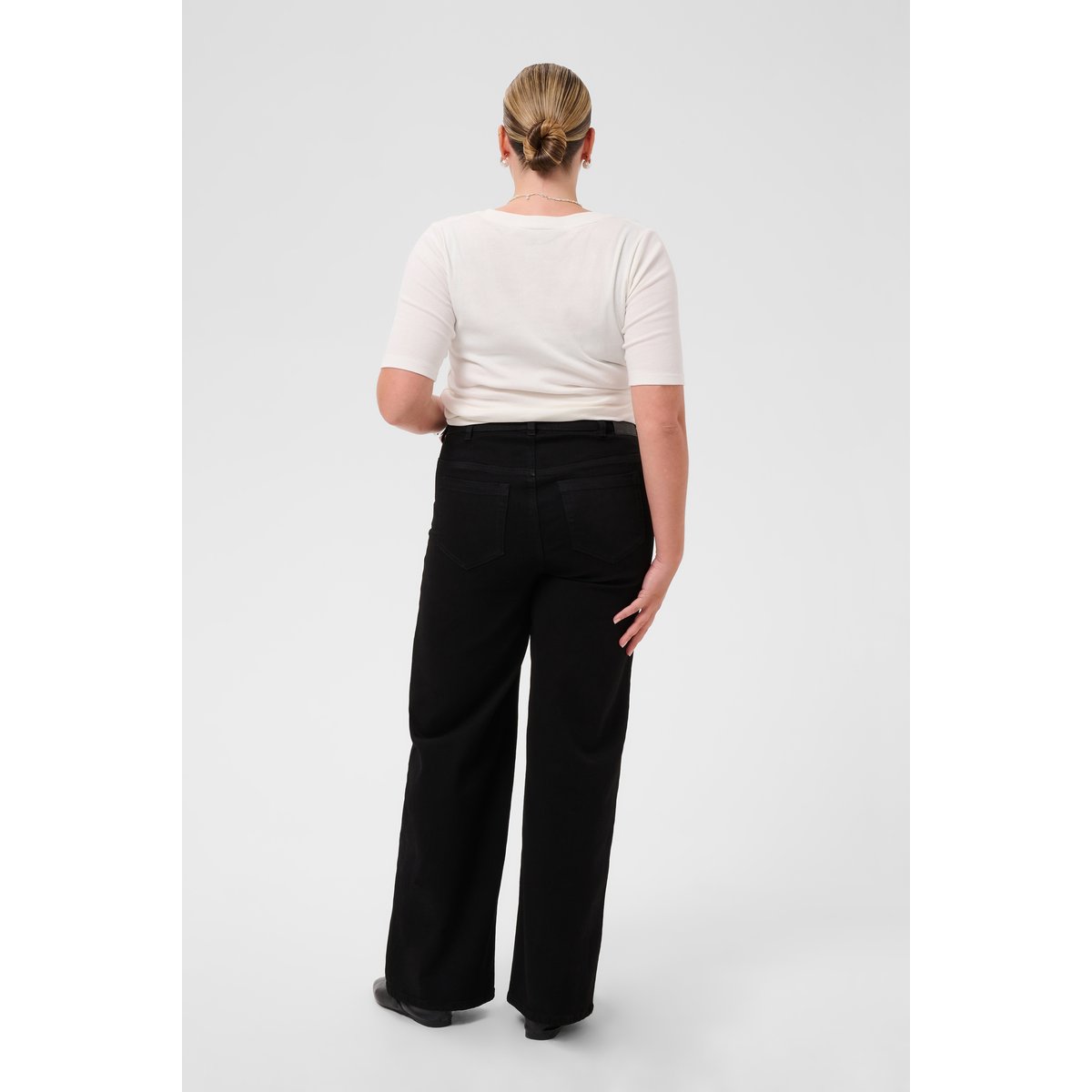 Jeans noir, KAFFE CURVE