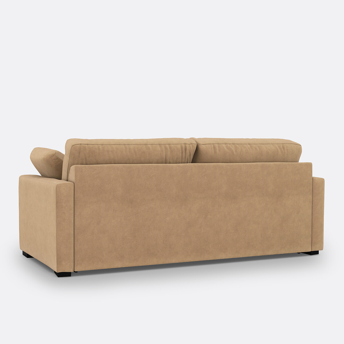 Canapé convertible 2, 3 ou 4 places, en mousse, en velours, TIMOR capuccino, LA REDOUTE INTERIEURS
