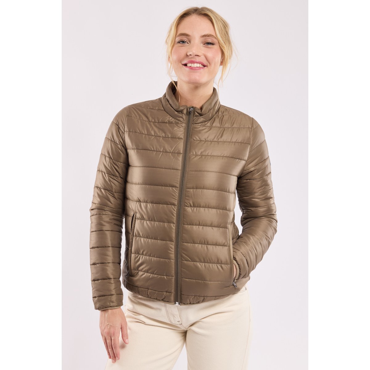 Doudoune matelassée kaki, ARMOR-LUX