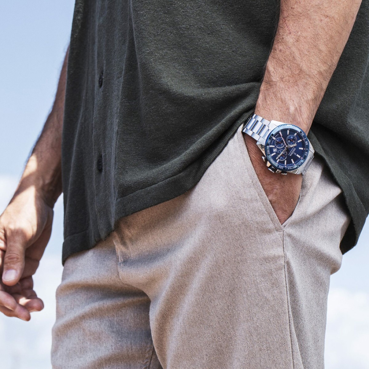 Montre Analogique  TIMELESS argenté bleu argenté, FESTINA