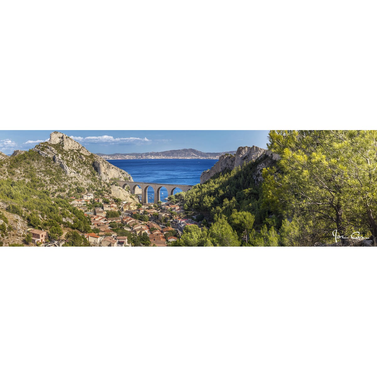 Tableau Mural Calanques De Vesse GRANDS ESPACES tableaux sur toile-vert, CEANOTHE