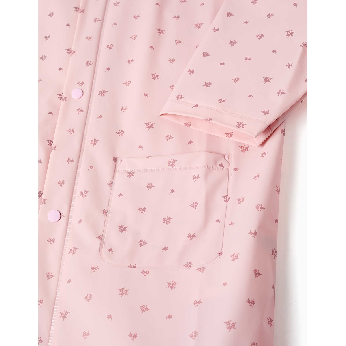 Cape de pluie avec capuche et imprimé floral rose clair, ZIPPY