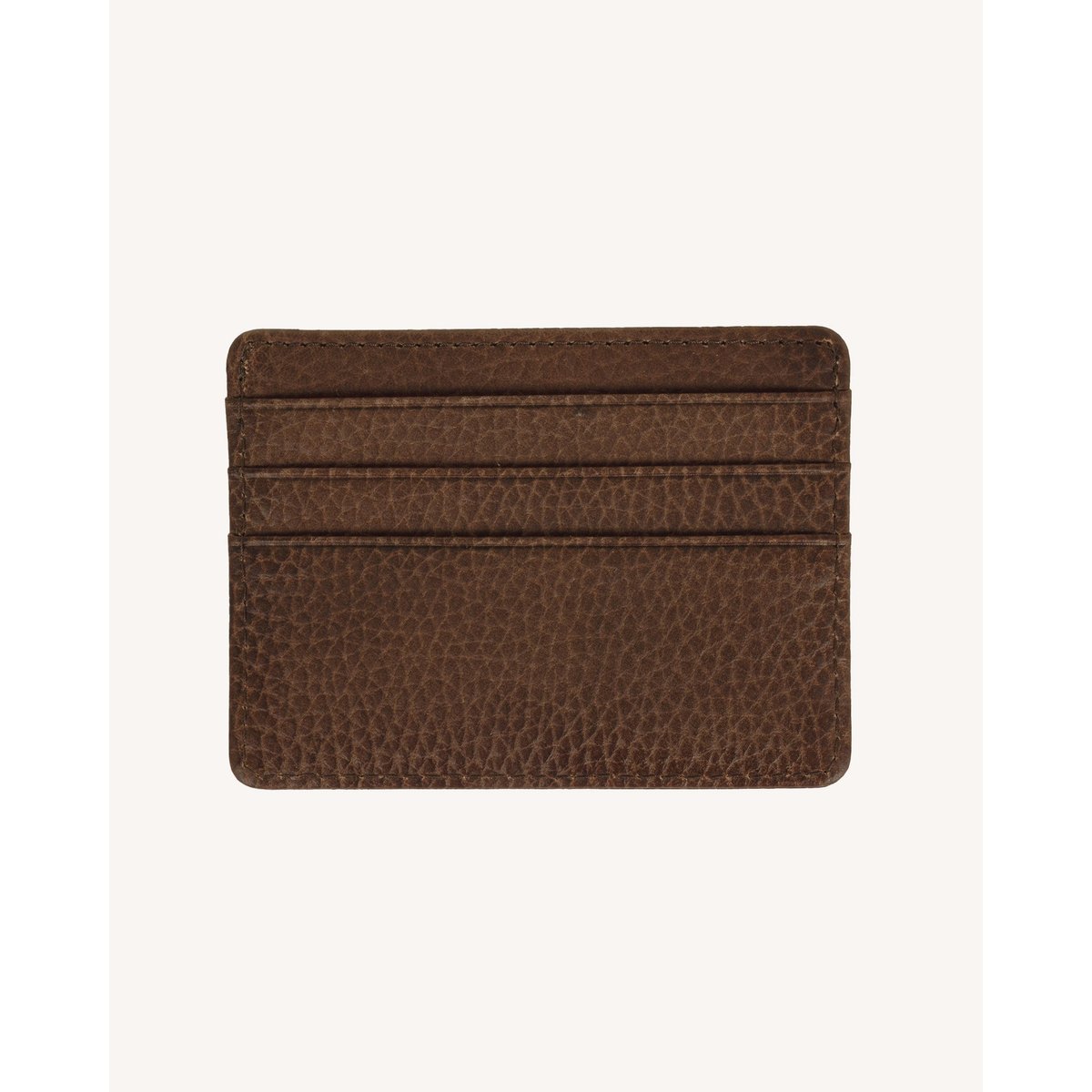 Porte-cartes cuir CARD HOLDER camel, FAGUO