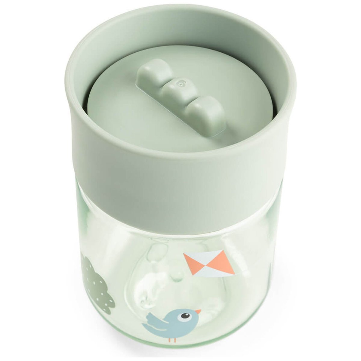 Tasse d'apprentissage 360° vert, DONE BY DEER