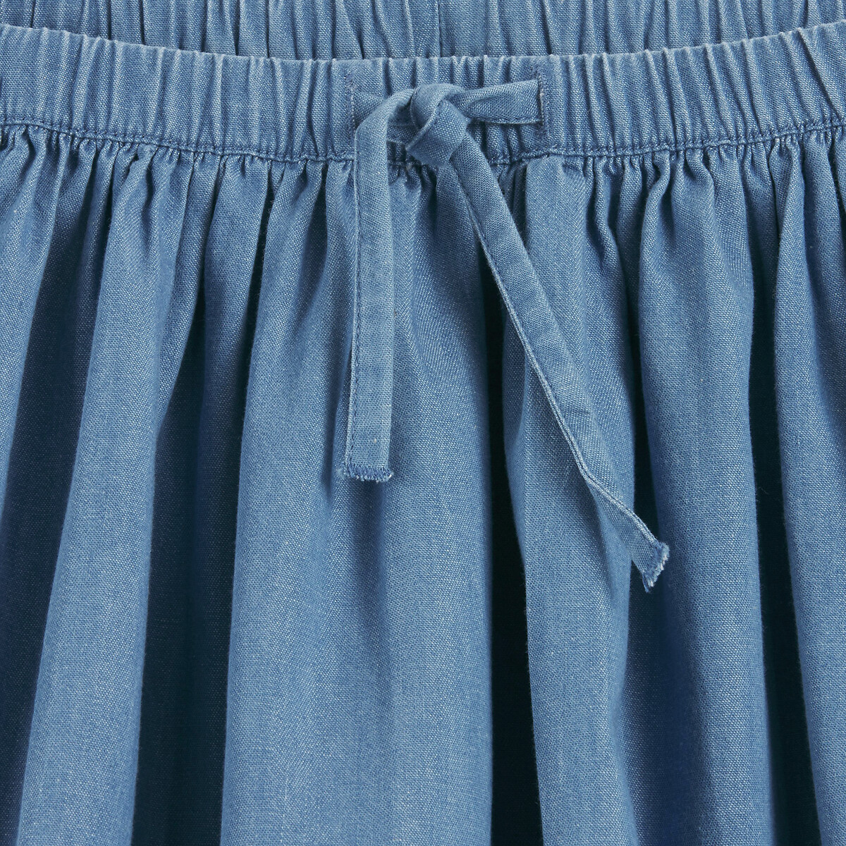 Jupe en denim léger denim double stone, LA REDOUTE COLLECTIONS