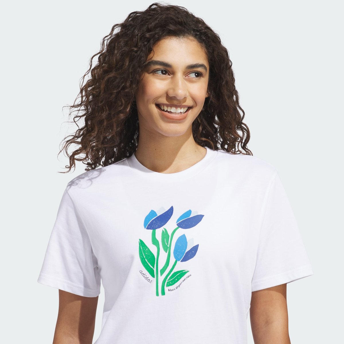 T-Shirt Graphique Floral Bloom At Your Own Pace T-Shirt Graphique Floral Bloom At Your Own Pace white, ADIDAS SPORTSWEAR