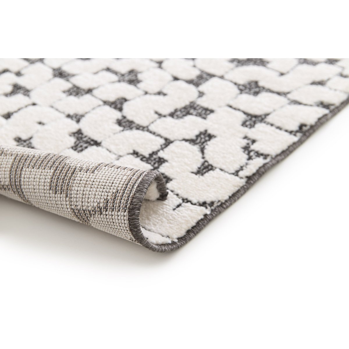Tapis poils courts style contemporain, CALYRA beige, BOBOCHIC