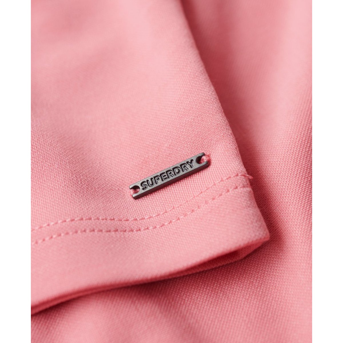 Robe courte en jersey à dos croisé rose mauveglow, SUPERDRY