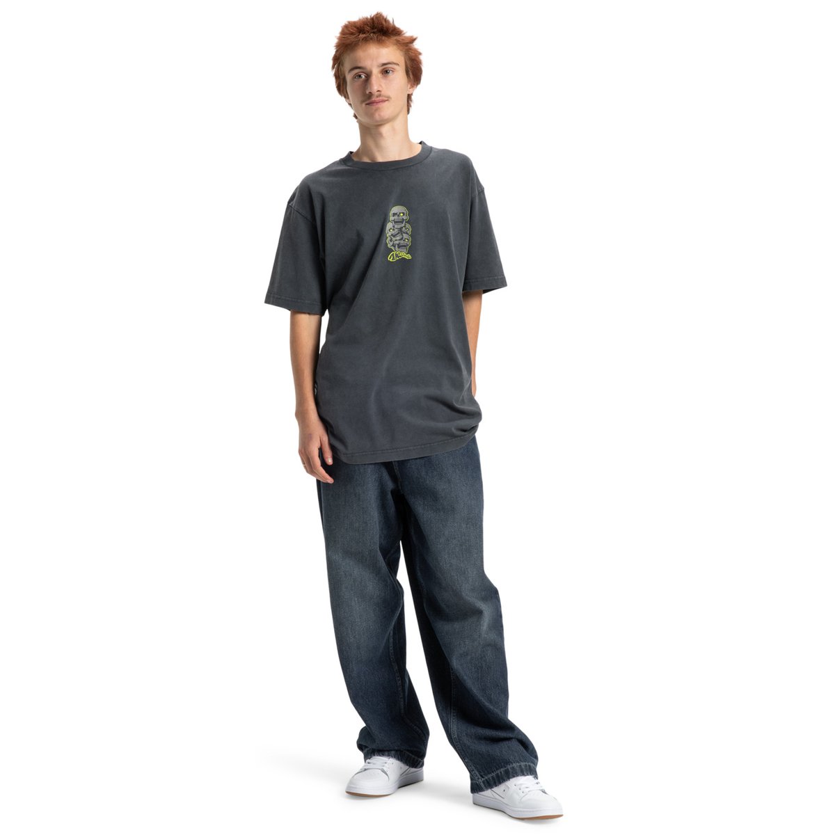 T-shirt à manches courtes LAUGH STACK. noir black, DC SHOES