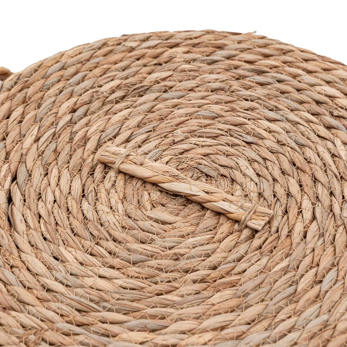 Set of 3 Cotton Lined Nested Baskets in Black Stripe natural, ÉDITÉ