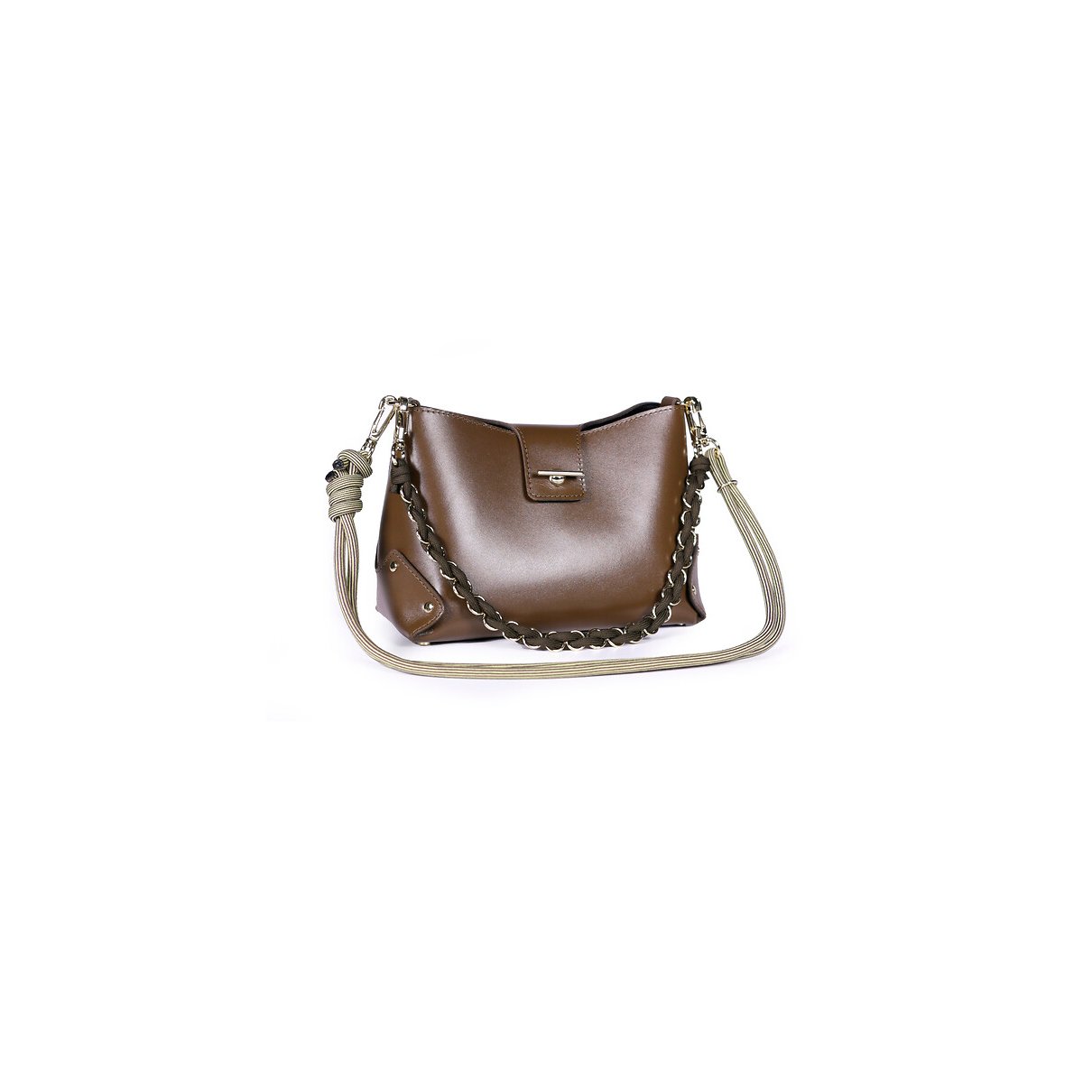 Sac en cuir, ORIGAMI marron, CRAIE STUDIO