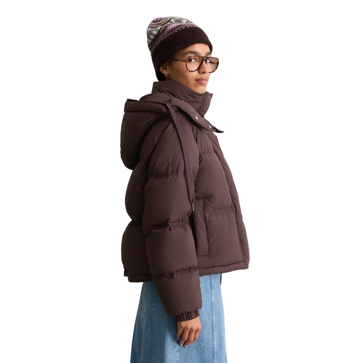 Doudoune matelassée coupe régulière avec une surface hydrofuge marron, MARC O’POLO DENIM