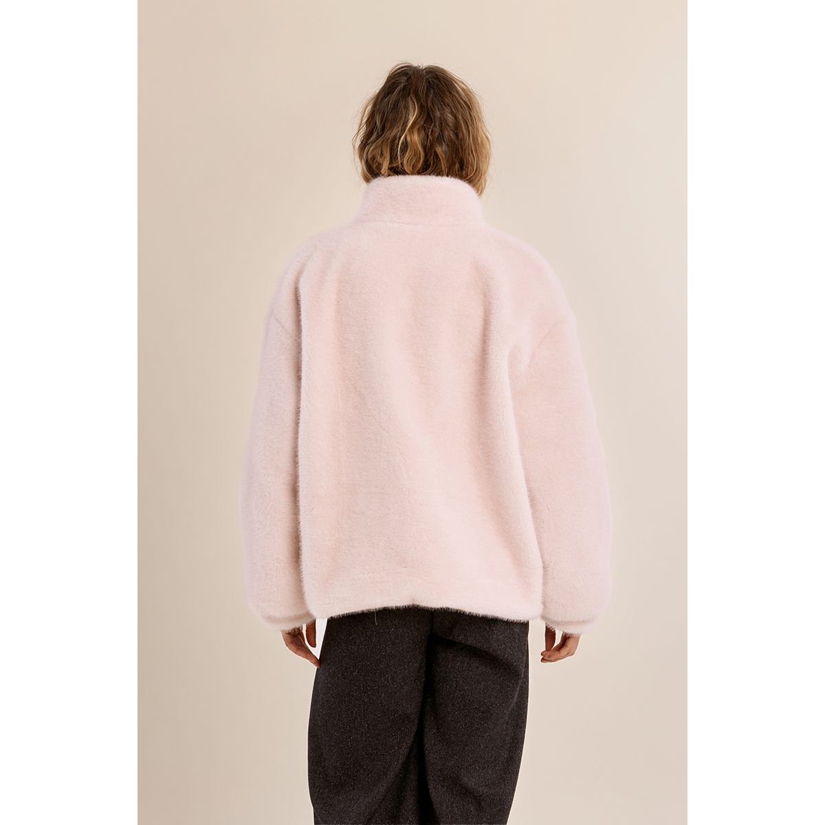 Veste imitation fourrure rose, MOLLY BRACKEN
