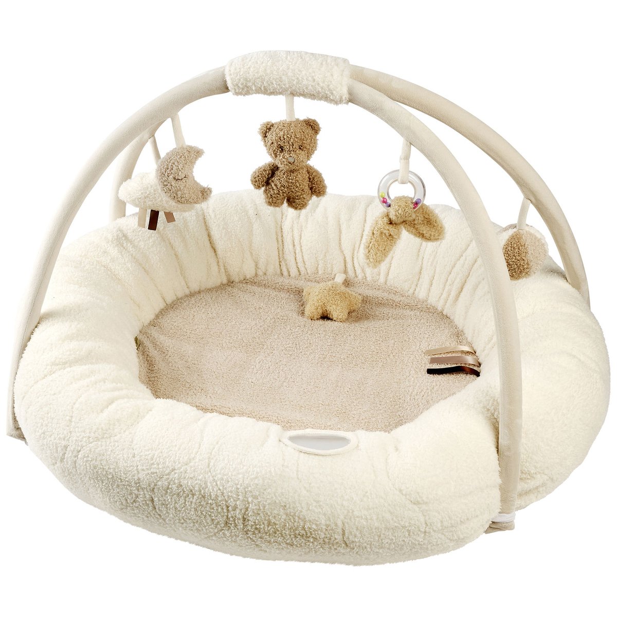 Tapis d'éveil avec arches ecru, beige, NATTOU