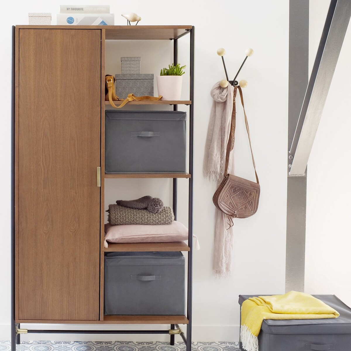Agama Wall-Mounted Coat Racks white, LA REDOUTE INTERIEURS