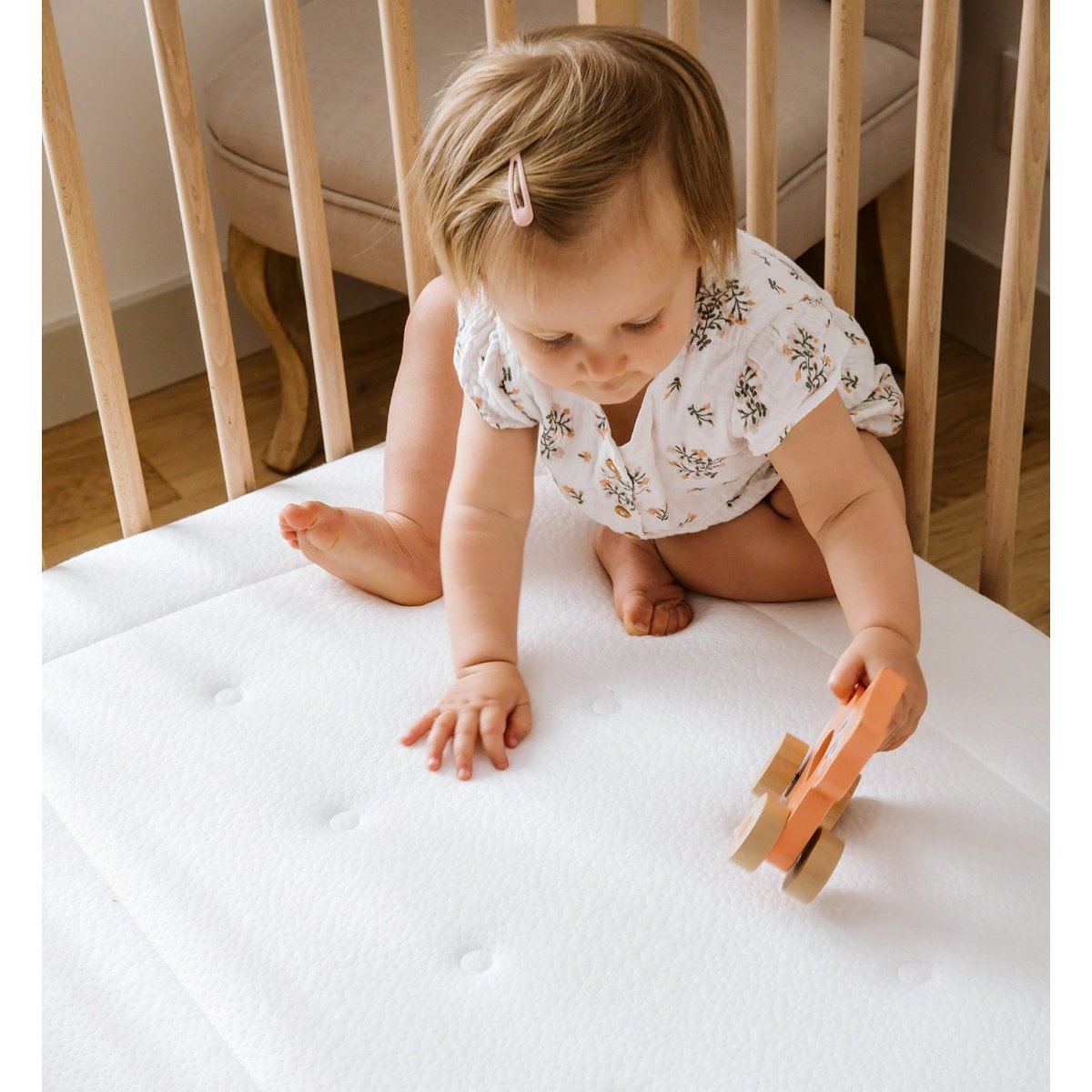 Matelas Bébé EVO R blanc, KADOLIS