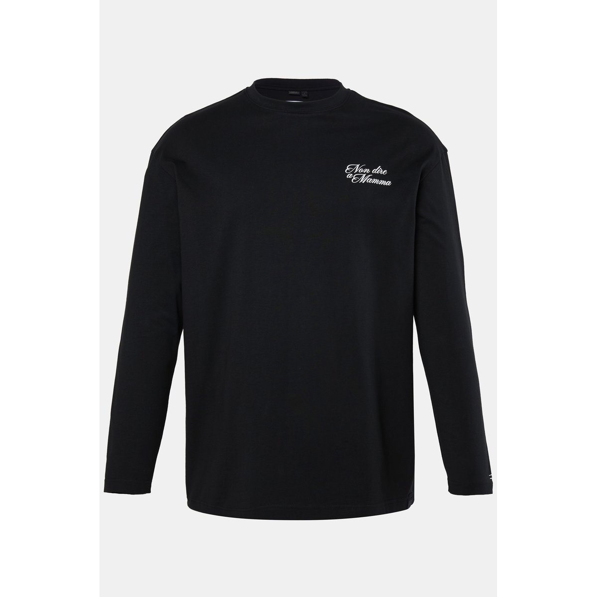 T-shirt à manches longues, coupe oversize noir, STHUGE
