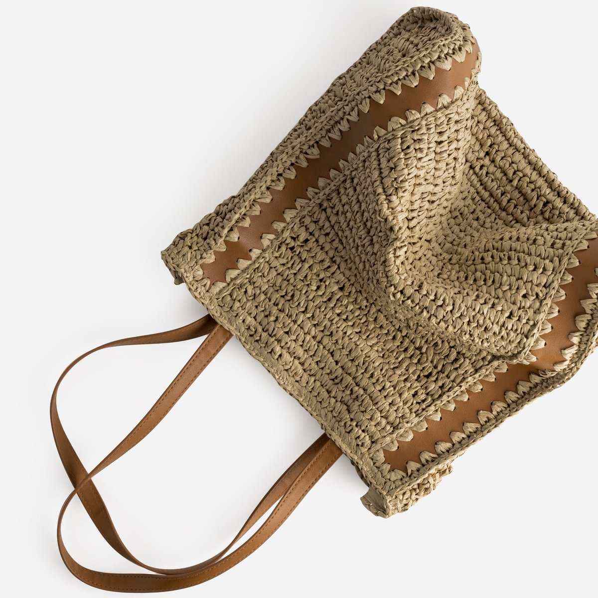 Sac Cabas RANAKA beige, TEXTO