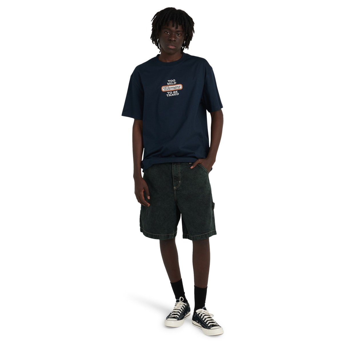 T-Shirt à manches courtes TOO WILD bleu eclipse navy, ELEMENT