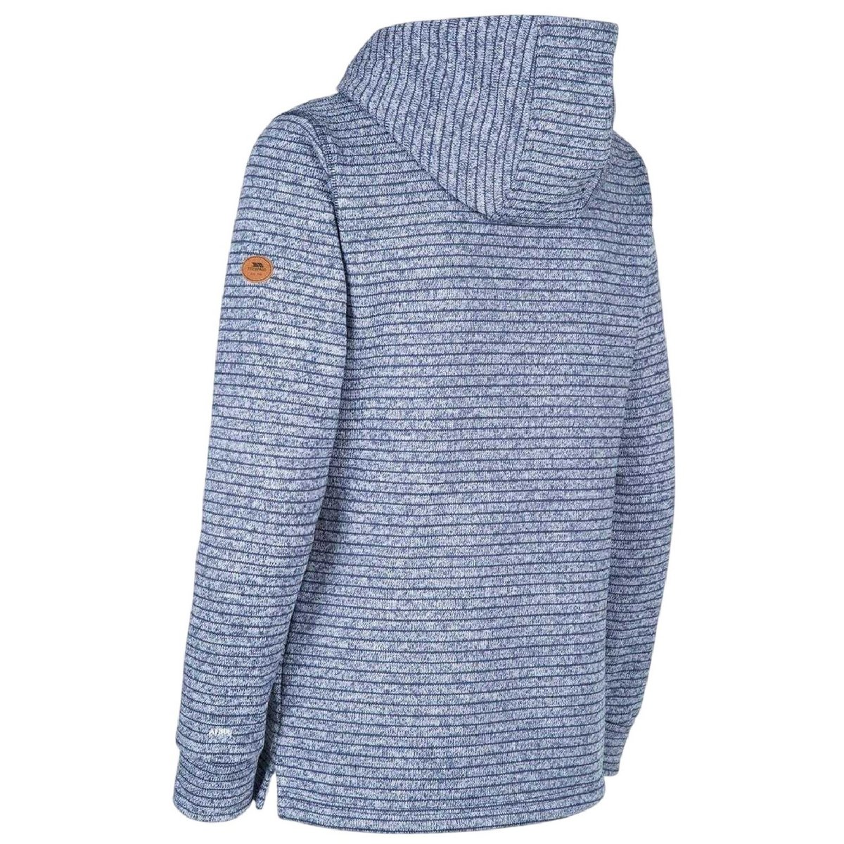 Veste chinée à capuche motif/style à rayures KARI bleu marine, TRESPASS
