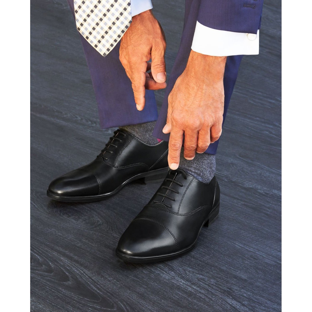 Chaussures à lacets cuir Bristol black, PIKOLINOS