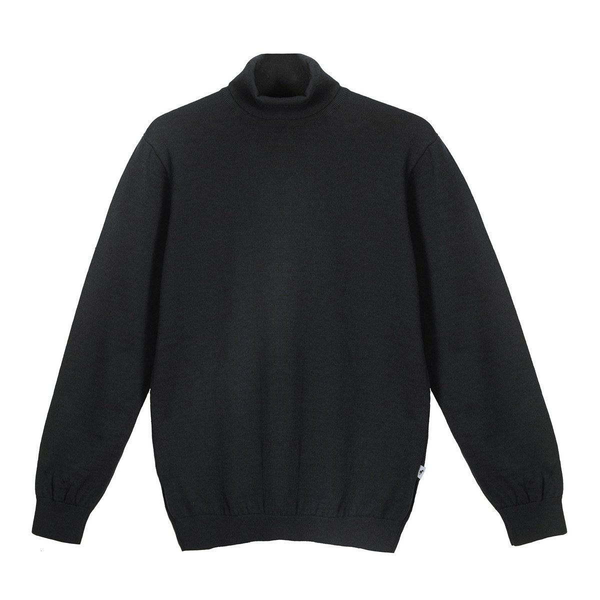 Pulls col camionneur en laine PERCY noir, GENTLEMAN FARMER