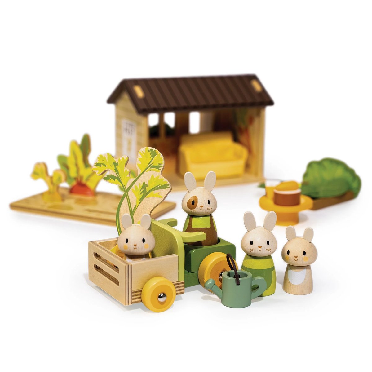 Le potager des lapins beige, TENDER LEAF TOYS