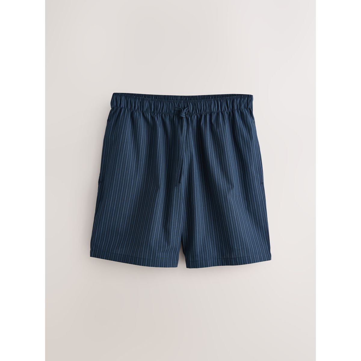 Pyjama rayé tissé à manches courtes, lot de 2 bleu, NEXT