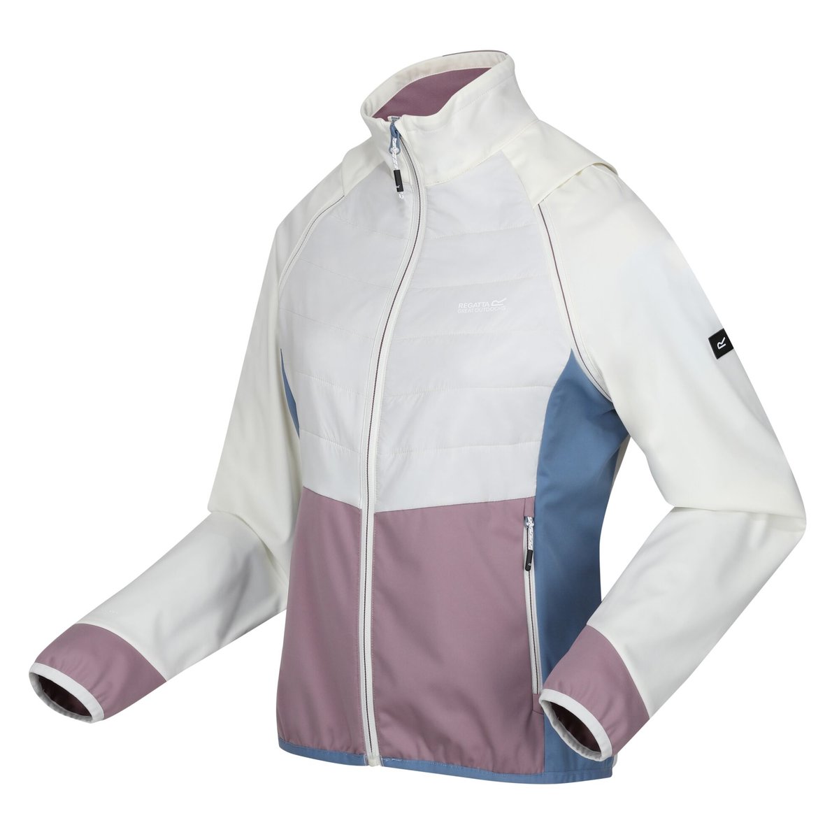 Veste hybride STEREN blanc / bleu chiné, REGATTA